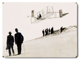 Wilbur Wright biplane aviation Wood Sign