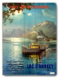 PLM Railway Lake D Annecy Wood Sign