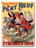Pont Neuf French Kids Toys Poster Placa de madeira
