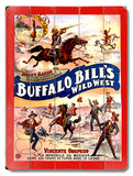 El salvaje Oeste de Buffalo Bill Cartel de madera El salvaje Oeste de Buffalo Bill Cartel de madera