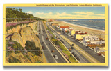 Beach homes of the stars Cartel de madera Beach homes of the stars Cartel de madera