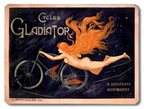 French Gladiator Bicycles Wood Sign