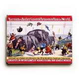 Dutch Barnum Bailey Elephant Circus Wood Sign