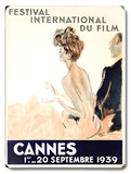Festival internacional de cine de Cannes, 1939 Cartel de madera Festival internacional de cine de Cannes, 1939 Cartel de madera