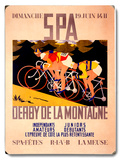 Spa Derby de la Montagne Cartel de madera Spa Derby de la Montagne Cartel de madera