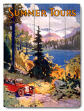 Summer Tours Union Pacific Railroad Wood Sign
