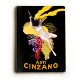 Cinzano Asti Aperitif Wine Houten bord