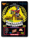1981 Super Bowl of Motocross Wood Sign