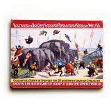 Dutch Barnum Bailey Elephant Circus Wood Sign