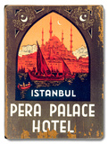 Istanbul Pera Palace Hotel Wood Sign
