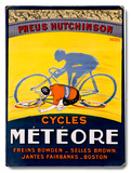 Meteor Bicycle Poster Wood Sign