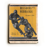 University of Missouri VS University of Nebraska Wood Sign