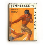 University of Tennessee VS Alabama Wood Sign