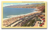 Los Angeles County Beach Wood Sign