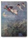 Peter Pan Wood Sign