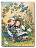 raggedy Ann & Andy Wood Sign
