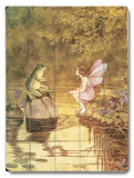 Fairy & Frog Wood Sign