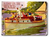 A Day on the Water Wood Sign