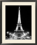 La torre Eiffel de noche Arte por Cyndi Schick La torre Eiffel de noche Arte por Cyndi Schick
