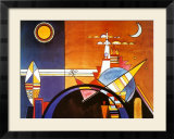 La grande tour de Kiev Art par Wassily Kandinsky