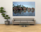 Lagoon Resort, Island, Water, Beach, Bora Bora, French Polynesia Wall Mural