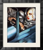 Autorretrato en el Bugatti verde Arte por Tamara de Lempicka Autorretrato en el Bugatti verde Arte por Tamara de Lempicka