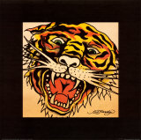 Tiger Kunstdrucke von Ed Hardy