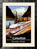 Tren de Canadian Pacific Lámina por Roger Couillard