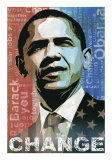Obama: Change Posters par Keith Mallett