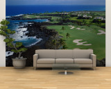Aerial Francis H. Li Brown Golf Course, Hawaii, USA Wall Mural – Large