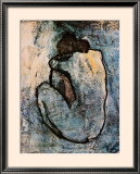 Nu bleu, vers 1902 Affiche par Pablo Picasso