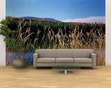 Reflection of Hills on Water, Rainy Lake, Montana, USA Wall Mural – Large Reflection of Hills on Water, Rainy Lake, Montana, USA Wall Mural – Large