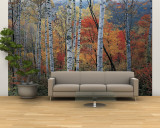 Fall Trees, Shinhodaka, Gifu, Japan Wall Mural – Large