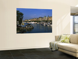 Boats in a River, Stockholm, Sweden Wall Mural