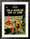 Explorando a Lua, c.1954 Posters por Hergé (Georges Rémi)