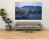 Skyscrapers at the Waterfront, Vancouver, British Columbia, Canada Reproduction murale géante