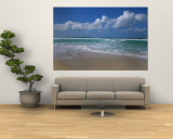 Waves Crashing on the Beach, Sunset Beach, Oahu, Hawaii, USA Wandgemälde