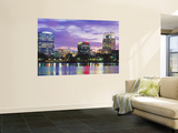 Panoramic View of an Urban Skyline at Night, Orlando, Florida, USA Wall Mural