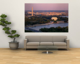Aerial, Washington DC, District of Columbia, USA Wall Mural