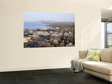 City at the Coast with Chicago in the Background, Evanston, Illinois, USA Wall Mural