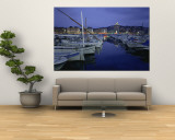 Boats Docked at a Port, Old Port, Marseille, Bouches-Du-Rhone, Provence-Alpes-Cote Daze, France Mural