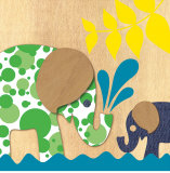 Elephant Family Print