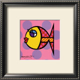 Dittie Fish Láminas por Romero Britto Dittie Fish Láminas por Romero Britto