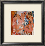 Las señoritas de Avignon, 1907 Lámina por Pablo Picasso