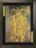 Hygieia (detail from Medicine) Affiche par Gustav Klimt