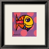 Striped Fish Kunst av Romero Britto