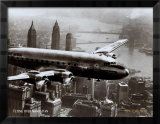 Nueva York, Nueva York, Volando sobre Manhattan, 1946 Lámina Nueva York, Nueva York, Volando sobre Manhattan, 1946 Lámina