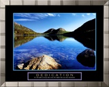 Dedication: Jordan Pond Plakat af Dermot Conlan