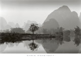 Receding Peaks, Guanxi Prints by Chris Honeysett