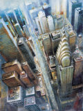 Manhattan from the Clouds I Kunstdrucke von G.p. Mepas